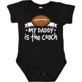 thumbnail image 3 of Inktastic Football My Daddy is the Coach Boys or Girls Baby Bodysuit, 3 of 5