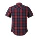 thumbnail image 2 of Camisa COEVALS CLUB para hombre, estilo western a cuadros, manga corta, rojo/negro, 2 of 7