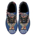 thumbnail image 2 of Memorial Day Veteran Boots American flag Wreath Remember and Honor Shoes Sneakers Black Size 7, 2 of 7
