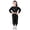 Black, variant on Paguaki 2Pcs Girls Dance Outfits Cropped Sequin Jacket Pants Set Kids Hop Dance 80s 90s 2-12