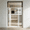White, variant on 59" Extra Tall Clear Pet Gate, 29"-37" Adjustable Pressure Mounted Dog Cat Barrier White