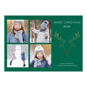 Jolly Deer Holiday Card