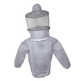 thumbnail image 4 of Chaqueta de apicultura Suministros para apicultura Cómodo al aire libre con velo de esgrima Gris, 4 of 8