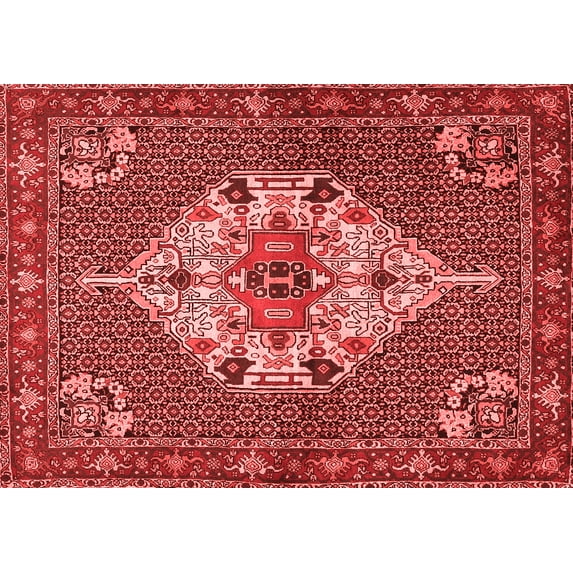 Ahgly Company Indoor Rectangle Persian Red Traditional Area Rugs, 5' x 8'