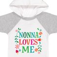 thumbnail image 4 of Inktastic Nonna Loves Me Granddaughter Girls Baby Bodysuit, 4 of 5