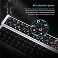 thumbnail image 3 of Professional Portable 99DSP 12 Channel Recording  Mixer Interface With USB 48V BT Sound Console Card For PC MP3 DJ ,Smart Fader, 3 of 7