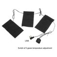 thumbnail image 3 of 5V Electric Vest Heated Cloth Jacket USB Thermal Warm Heated Pad Winter Body Warmer, 3 of 7