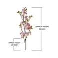 thumbnail image 3 of Serene Spaces Living Pack of 12 Faux Pink Cherry Blossom Branches, 50" Tall, 3 of 3