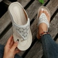 thumbnail image 2 of Vedolay Women Sandals Womens Sandals Rhinestone Platform Sandals Dressy Summer Comfortable Shoes,Black 8, 2 of 4