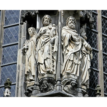 - Canvas Print Church Aachen Detail Dom Aachen Cathedral Close Up Stretched Canvas 10 x 14