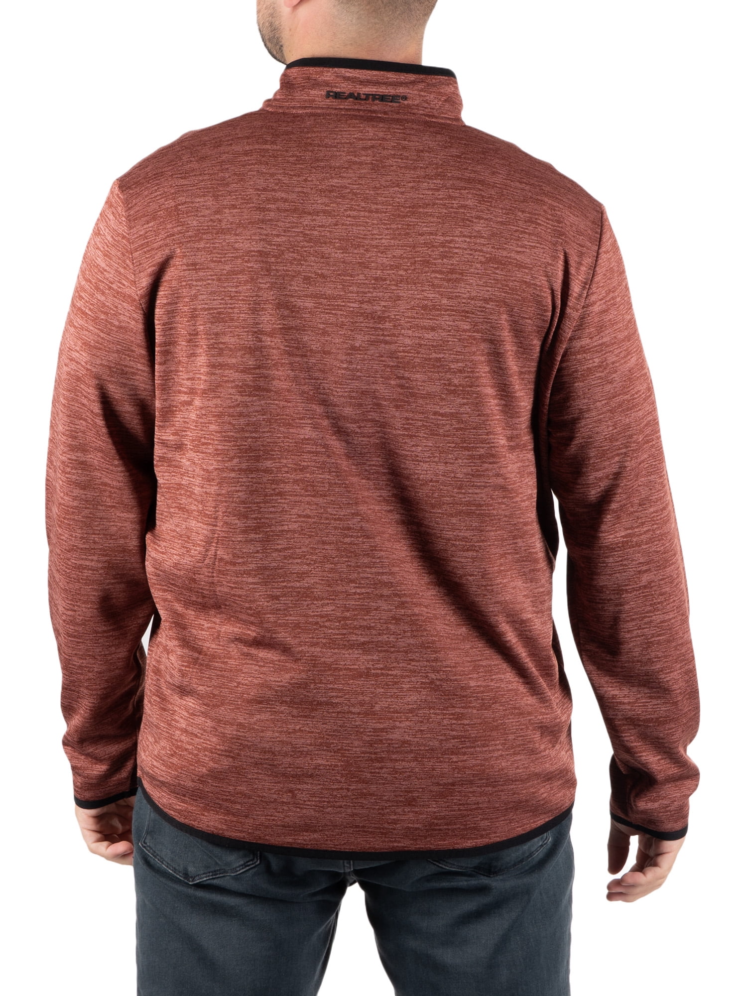 Realtree Men's Fleece Quarter Zip Pullover Sweatshirt, Sizes S-2XL