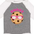 thumbnail image 4 of Inktastic Smart Cookie Girls Long Sleeve Baby Bodysuit, 4 of 5