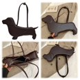thumbnail image 4 of Moontgen Cartoon Dog Shaped Shoulder Bag Designer Handbag Cute Purse for Women (Coffee), 4 of 6