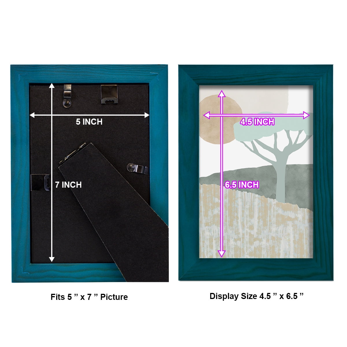 Ennerdale I - Framed Print w/glass - Ocean Blue