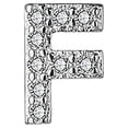 thumbnail image 1 of Pendientes de botón para mujer, pendientes de botón, pendientes de botón para mujer, pendientes para mujer, pendientes para niñas, pendientes con inicial de circonita de 5 mm, letra mayúscula de la A, 1 of 3