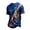 Blue, variant on France 2026 Soccer Cup Fan Jersey for Men, Short Sleeve Crew Neck T-Shirt with Golden Rooster & Tricolor Graphic, Lightweight Breathable Athletic Top, 1 PC Black L