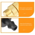 thumbnail image 2 of 12 Set New Copper Adjustable Spray Nozzle Spray Atomization Copper Capillary Effect Take 47 Factory Adjustable Irrigation Drippers Sprinklers Emitter Drip System on 4/7 Barb, 2 of 6