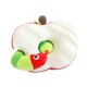 thumbnail image 5 of Cojín de manzana con forma de manzana, cómodo y acogedor, adorable y peluche con forma de gusano, para el cuello, para sala de estar., 5 of 9