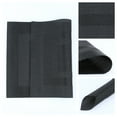 thumbnail image 2 of Unique Bargains Set of 6 Placemats for Kitchen Table Decor Black, 2 of 7