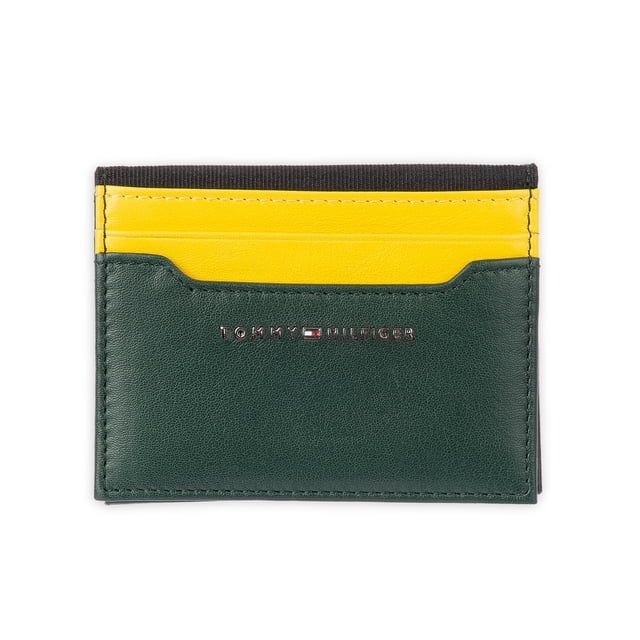 Cartera Tommy Hilfiger RFID compacta reversible para hombre