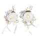 thumbnail image 1 of Juego de Corsage de Muñeca y Boutonnières, Flores Artificiales para Boda, Blanco, 1 of 6