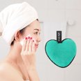 thumbnail image 2 of Unique Bargains 1 Pc Heart-shaped Facial Sponges 3.94"x3.15" Green, 2 of 6