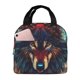 thumbnail image 1 of Disketp Mystic Wolf Dreamcatcher Bolsa Térmica para Almuerzo para Hombre y Mujer, Ideal para Trabajo, Senderismo y Picnic, 1 of 8