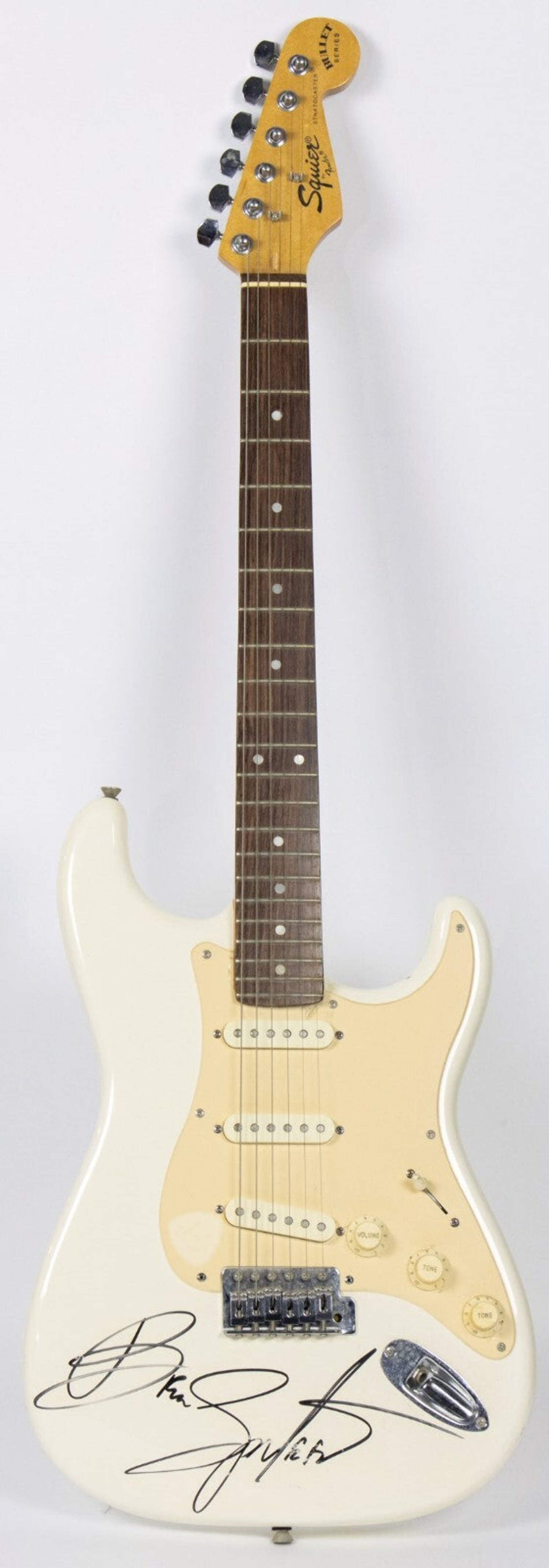 Bruce Springsteen Signed Fender Squire Stratocaster Guitar PSA DNA Huge Auto!