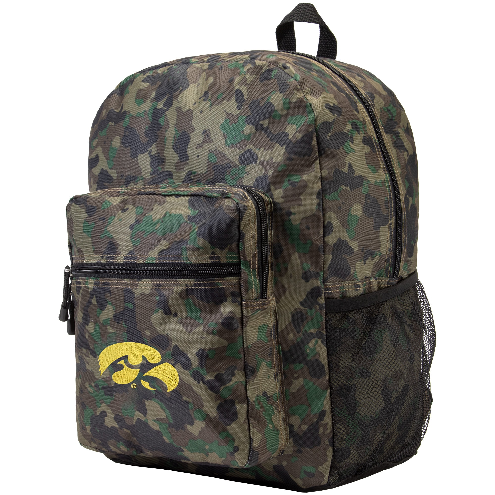 NCAA Iowa Hawkeyes "Daybreak" Backpack, 17" x 7.5" x 12.5" Camo