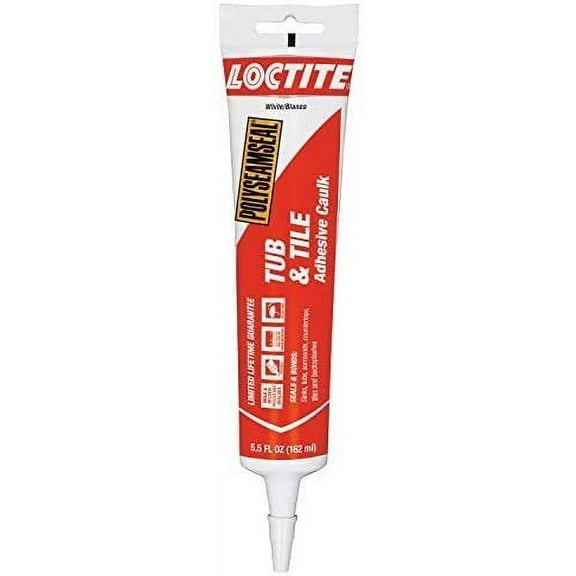 Loctite Polyseamseal 5.5 oz White Tub & Tile Caulk
