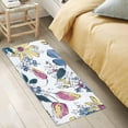 thumbnail image 5 of Coolnut Watercolor Flower Bathroom Rugs Bath Mat 39 x 20 Inch Non-Slip Extra Soft and Absorbent Shaggy Bath Carpet for Tub, Shower, Bathroom Home Decor, 5 of 7