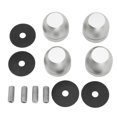 thumbnail image 1 of Speaker Isolation Stand Feet Set Aluminum Alloy Amplifier Base Pads o Shock Absorption Pads Silver, 1 of 4
