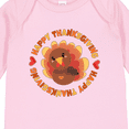 thumbnail image 4 of Inktastic Happy Thanksgiving with Cute Turkey Boys or Girls Long Sleeve Baby Bodysuit, 4 of 5