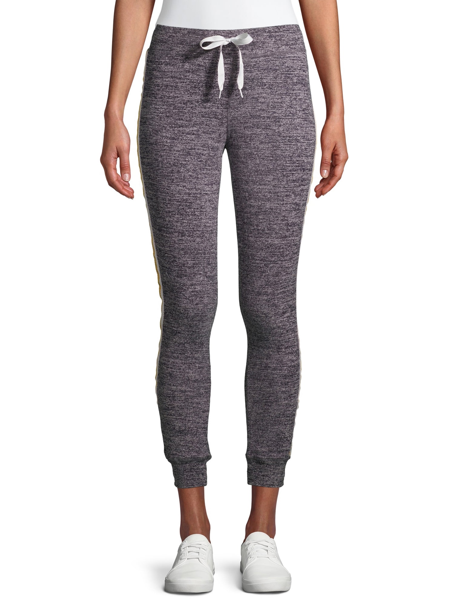 Derek Heart - Derek Heart Juniors' Space Dye Joggers with Side Stripe - Walmart.com - Walmart.com