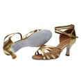 thumbnail image 1 of Sandalias de tacón alto, sencillas, duraderas, de suela blanda, para mujer, de verano (doradas, 7 cm, 37 yardas, EU375, US65, UK4, 235 CM, 65 EE UU, 4 UK, 375 UE, 92355 pulgadas), 1 of 7