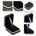 thumbnail image 4 of Jewelry Necklace Box, Frosted Black Necklace Box Display Case  for Jewelry Organizer, 4 of 7