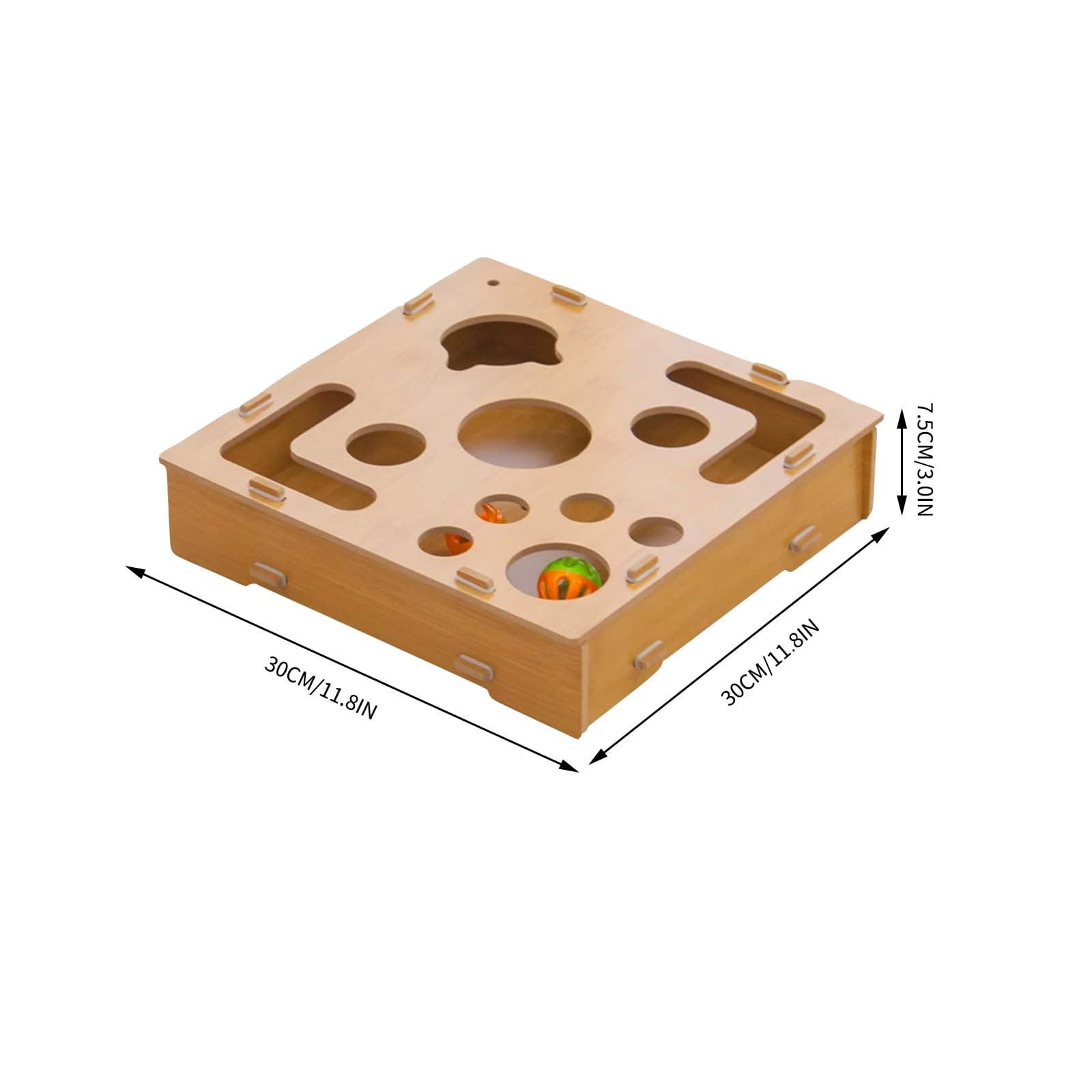 Standard Cat Intelligence Maze Box - Interactive Puzzle Design, Stimulates Mental Exercise, Boredom Relief for Indoor Cats, Durable Material, Suitable for All Cat Breeds, 1pc