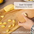 thumbnail image 6 of Meetco Gnocchi Board, 3 in 1 Natural Wooden Gnocchi Paddle Pasta Making Tools, 8 inches, 6 of 11