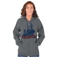 thumbnail image 3 of Funny Alexander Hammeredton Party Zip Up Hoodie Men's Women's Brisco Brands 2X, 3 of 6