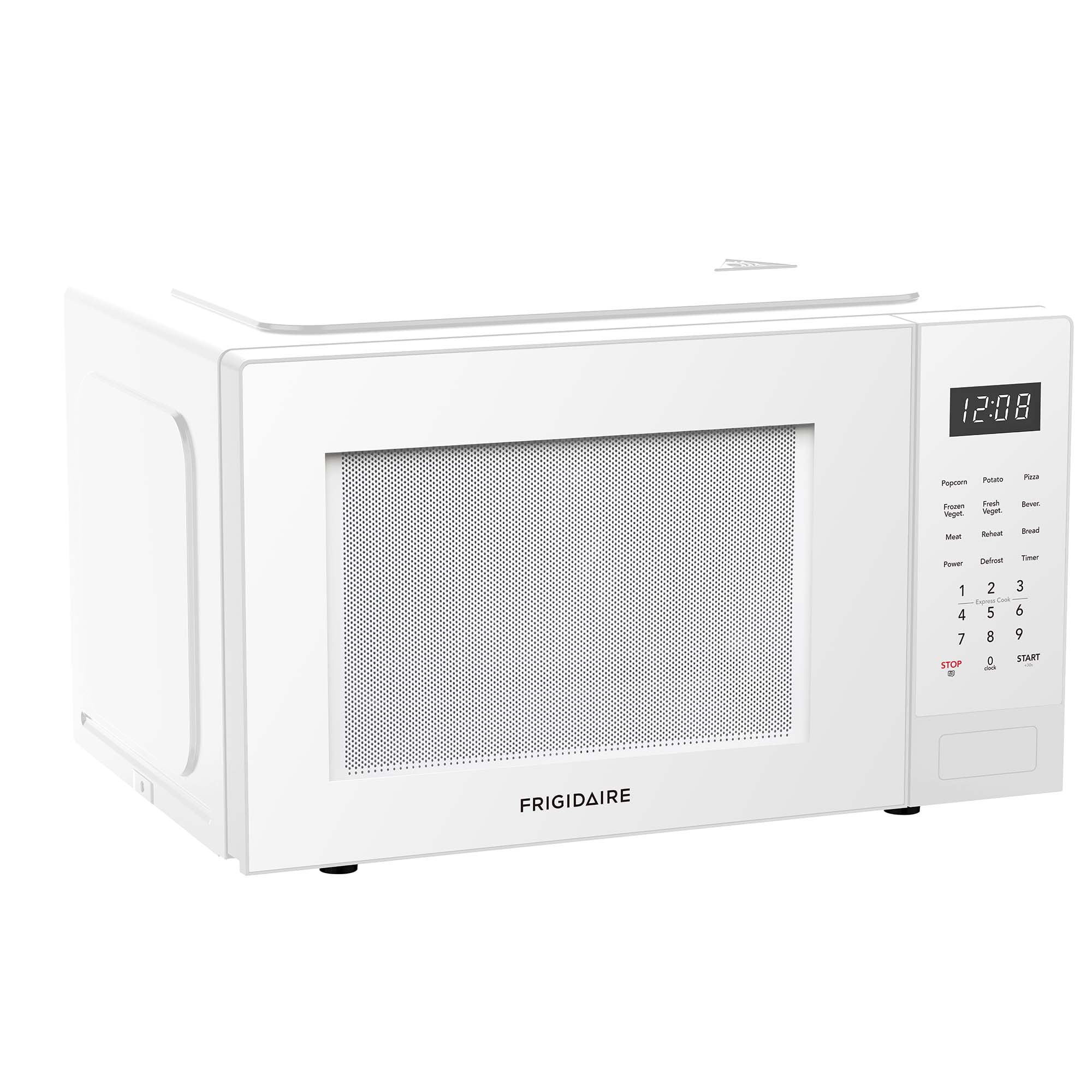 Frigidaire 0.9 Cu. ft. Countertop Microwave Oven, 900 Watt Microwave with 10 Power Levels, White