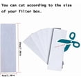 thumbnail image 2 of 10 Pack Washing Machine Filter Box Foam Filter Replacement Cut to Use Polyester Fiber Sponge Sheet for Washing Machine Magic Lint Filter Box Lundery Mesh Drain System Parts, 2 of 2