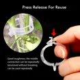 thumbnail image 4 of PURELY- 120 Pcs Plastic Plant Support Clips For Trellis Tomato Vine Stem Garden Use, 4 of 6