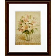 Timeless Frames 55323 16 x 20 in. Cottage Lillies in Pink Photo Frame