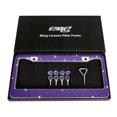 thumbnail image 6 of eing Car License Plate Frames Bling Crystal Diamonds Car Exterior Accessory for Women Girls,2pcs - Purple, 6 of 8