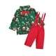 thumbnail image 5 of Trajes de Navidad,Trajes navideños Camisa formal con pajarita,Disfraz de Navidad para niños Trajes de caballero Navidad,Conjunto de traje para niños,ropa,pajarita,camisas y Tirantes con clip, 5 of 8