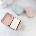 thumbnail image 5 of FNGZ Soap Travel Case,Soap Dish,Sealed and Covered Soap Box Travel Lock Soap Box Toilet Soap Holder Bathroom and Creative Soap Rack,Soap Holder 12x8.5x6cm, 5 of 7
