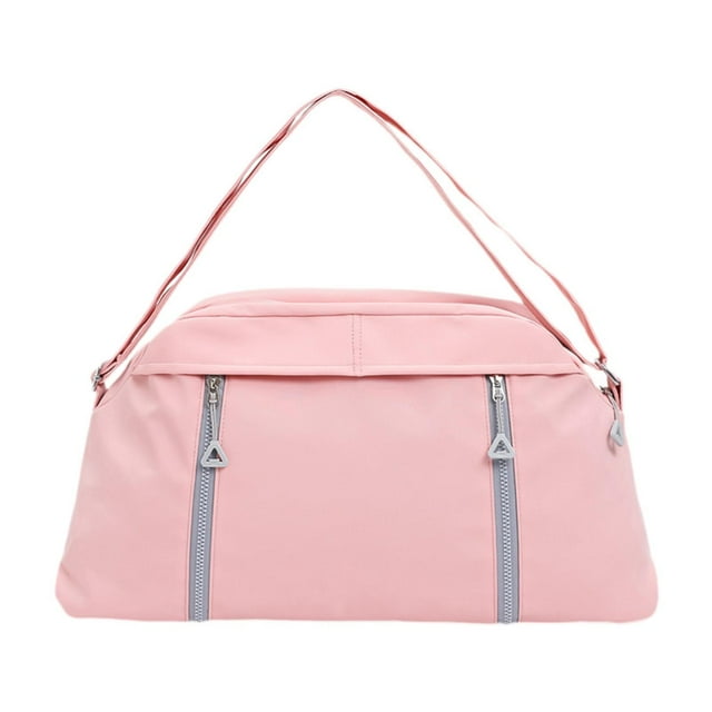 Travel Duffel Bag Carry On Luggage Bag Bag Implay para mujeres Bolsa de gimnasia Bolsa de semanario para natación al aire libre Camping de playa Rosa