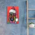 thumbnail image 4 of Epic Art 'Christmas Dog' by Dean Russo, Acrylic Glass Wall Art, 16"x24", 4 of 8