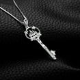 thumbnail image 5 of MIADEAL Keys to the Kingdom Necklaces in Gift Box, Cubic Zirconia, 925 Sterling Silver, 5 of 5