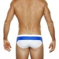 thumbnail image 4 of Men's Racing Stripes Swim Briefs Water Sports Swimwear, 4 of 21